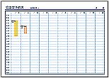 Excelで作成した会議室予約表