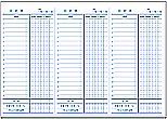 Excelで作成した日計表