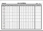 Excelで作成したゴルフスコア管理表